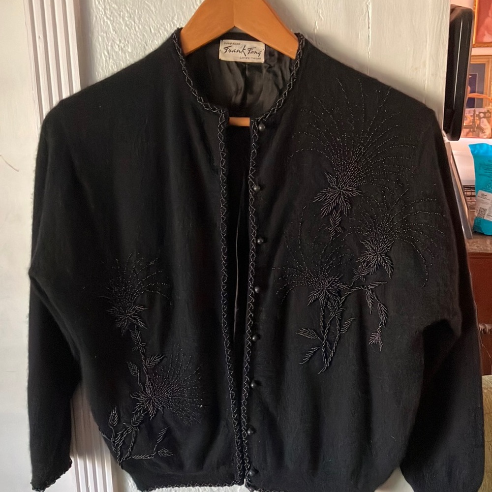 Jack Fong cashmere vintage sweater lined